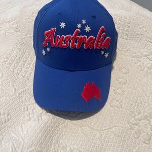 Blue Australia Baseball Cap. Embroidered Mens’s One size Adjustable Strap